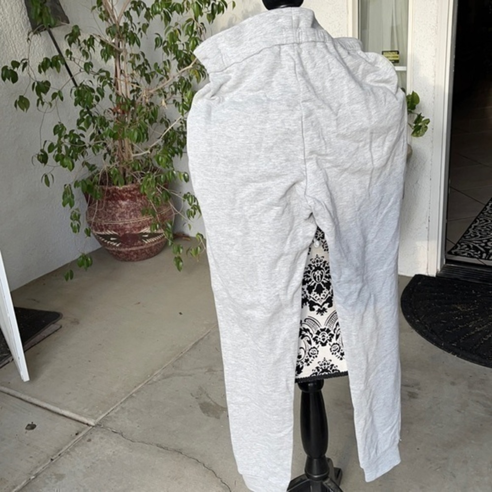INC Women's Pants Gray Size XSmall Paperbag Waist Jogger Stretch $69